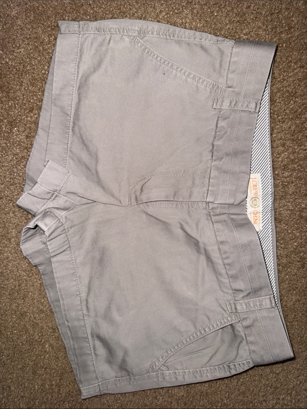 J. Crew Gray Women's Chino Shorts Size 4
